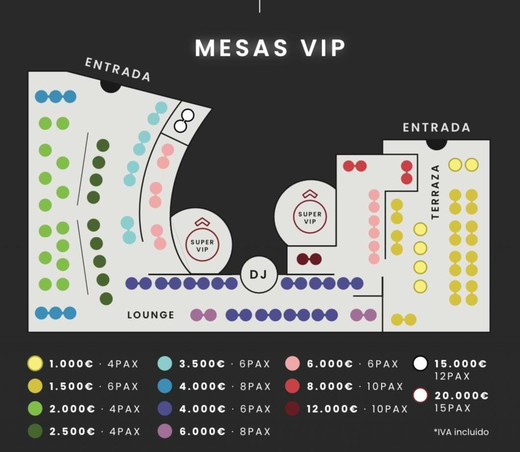 shoko fin de año 2023 mesas vip